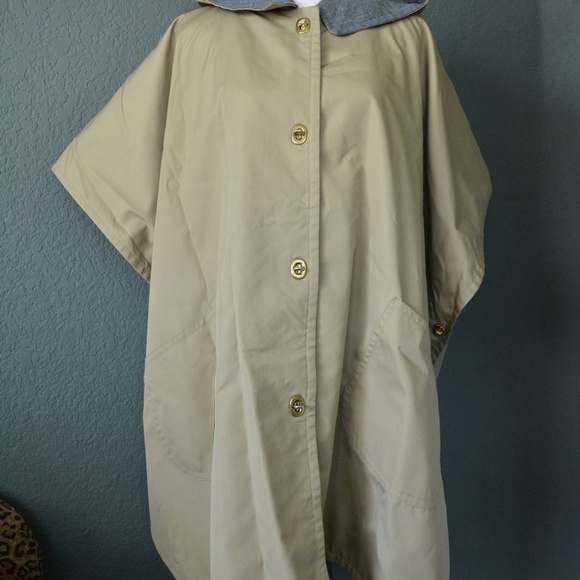 RARE Vintage 1960's Bonnie Cashin Poncho Weatherwear for Russ Taylor "Turnlock" - Picture 6 of 11